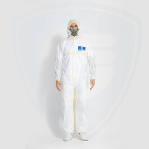 Excellent Liquid Protection Performance And Comfortable Protective Clothing Hemming Coverall